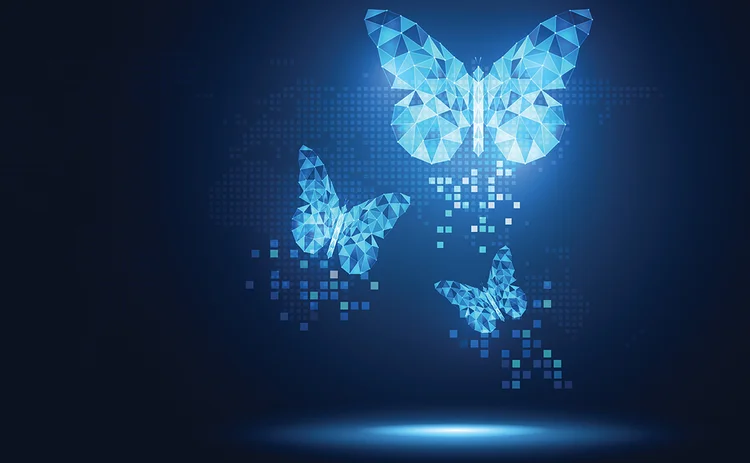 Digital butterfly