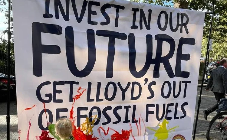Mothers Rise Up protest outside Lloyd's