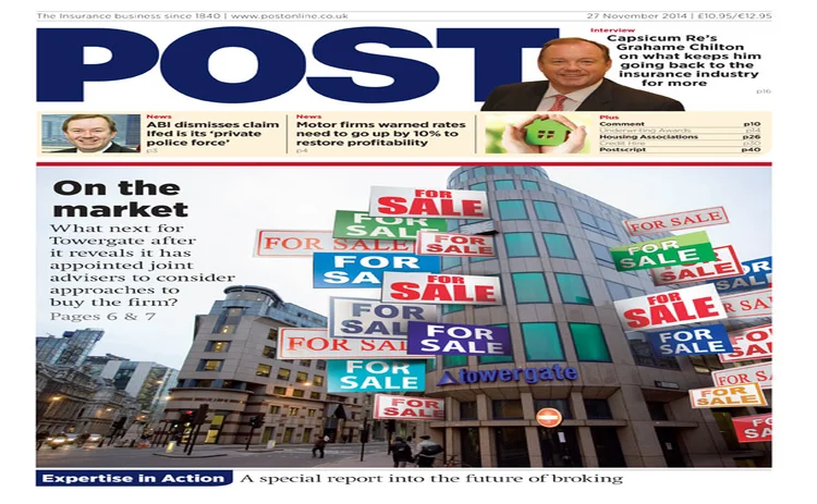 The front cover of the 27 November issue of Post magazine