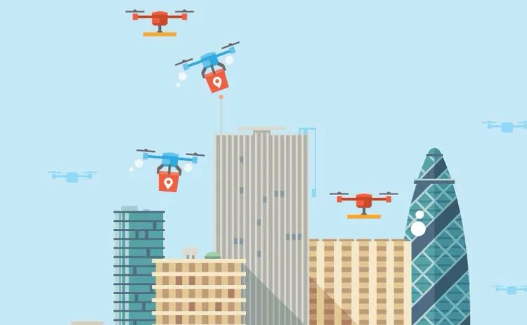 drones-over-city
