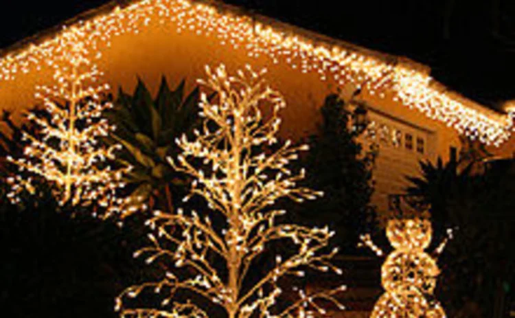 Outdoor Christmas decorative lights