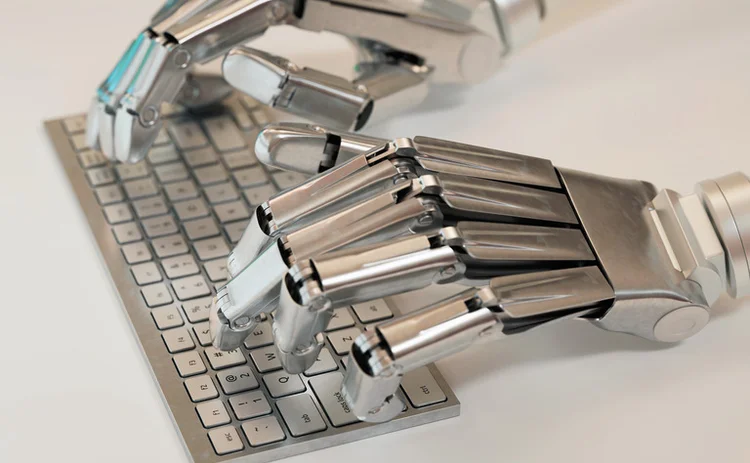 Robot typing