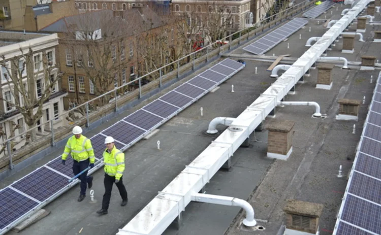 Westminster City Council solar panels