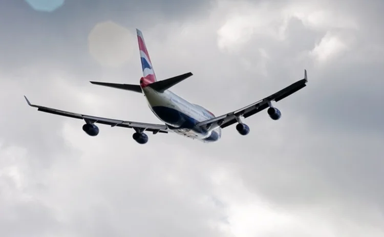 A British Airways jet in flight