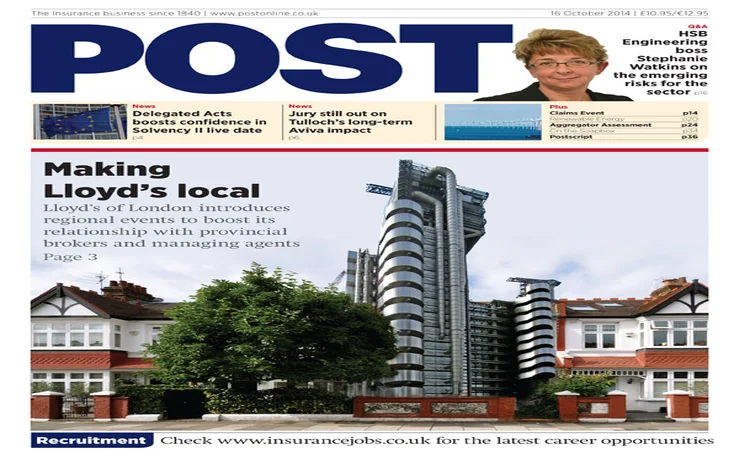 The front cover of the 16 October issue of Post magazine