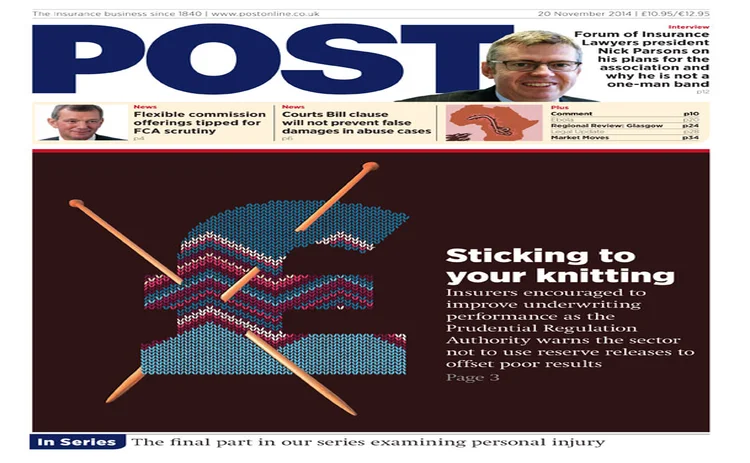 The front cover of the 20 November issue of Post magazine