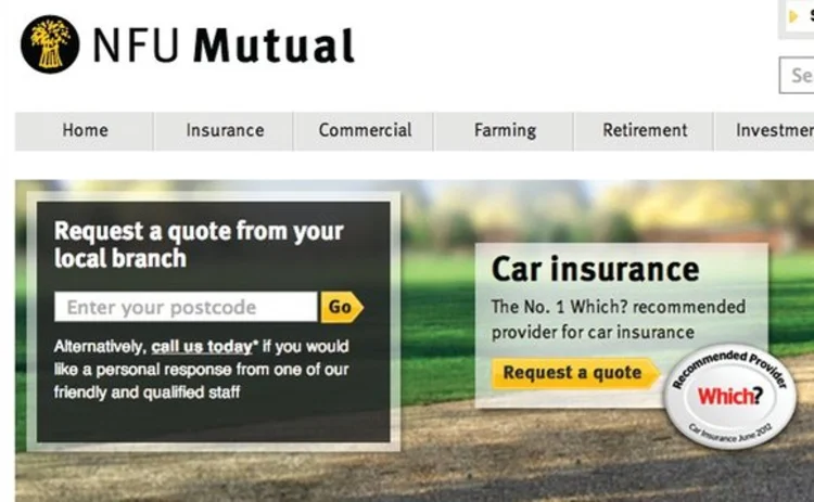 NFU Mutual website