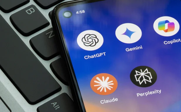 ChatGPT on a phone screen