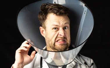 No one likes the cone of shame