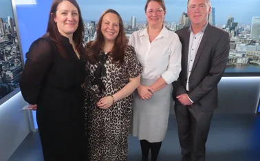 David Fowkes at Admiral, Kelly Ostler-Coyle at Flood Re, Alex Wyard at Allianz, and Megan Dunford at Zurich.