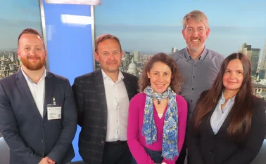 Motor Week Podcast 2026: Ben Montgomery, senior product manager at Axa, Rob Clark, head of motor underwriting (direct) at Ageas, Tom Clarke, motor strategy director at LexisNexis Risk Solutions, Sarah Vaughan, founder of Angelica Solutions and Kate Hargon, head of motor crime at Clyde & Co.