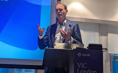 Dr Jochem Caris, Verisk's medical director at Verisk Conference