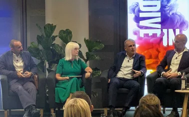 (L to R):  Jez Rose, behavioural and leadership expert, Sue Turner, founding director of AI Governance Limited, Huw Evans partner and head of insurance KMPG, and Billy CEO of Illuminate AI