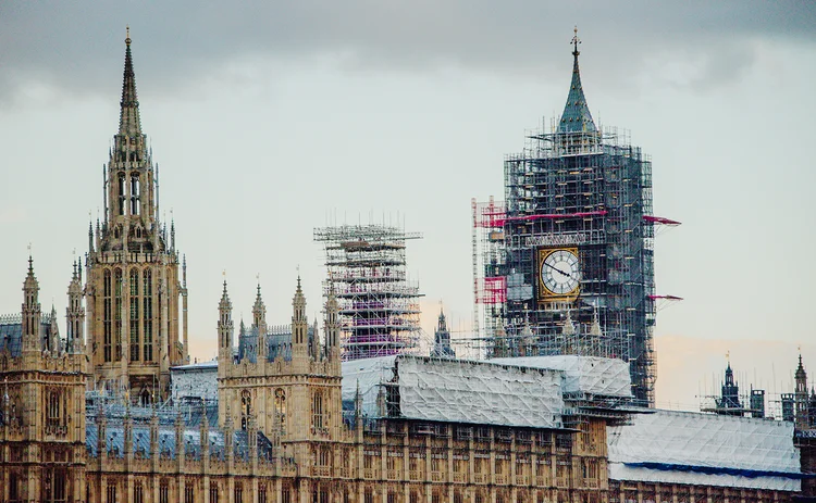 Parliament scaffolding