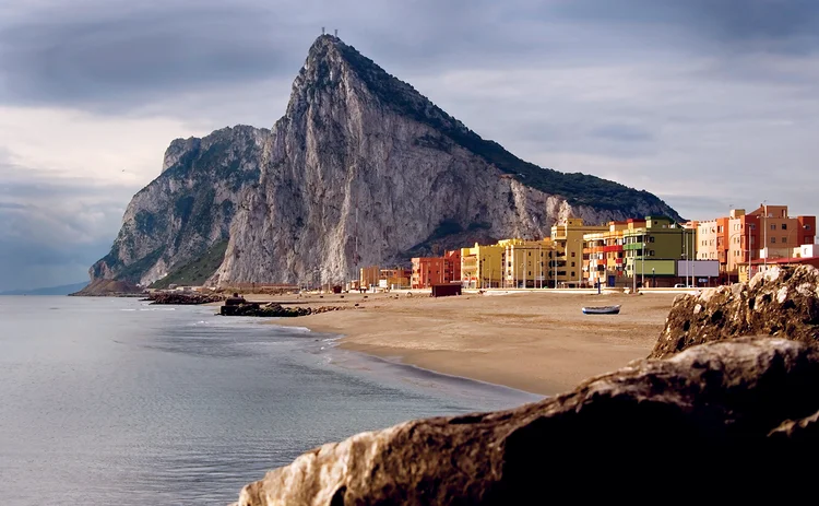 Gibraltar rock and quiet beach_for CMS