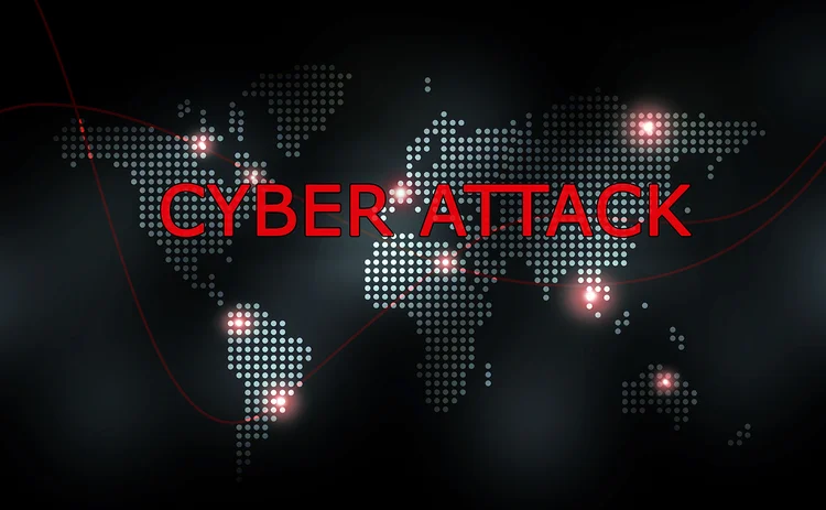 Cyber war attack_digital world