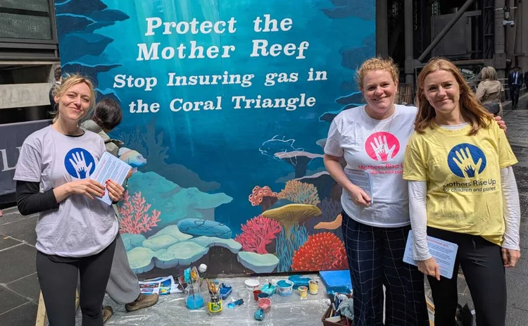 (L to R) Mother's rise up members, Lorna Powell, Becky Turner-Jones, and co-founder Becky Ward