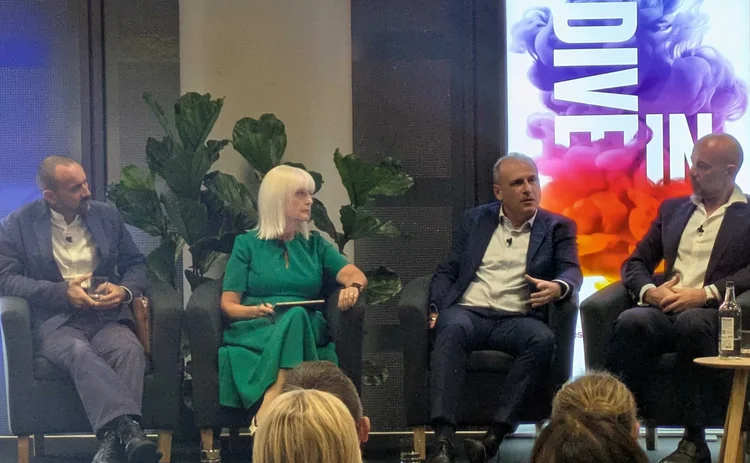 (L to R):  Jez Rose, behavioural and leadership expert, Sue Turner, founding director of AI Governance Limited, Huw Evans partner and head of insurance KMPG, and Billy CEO of Illuminate AI