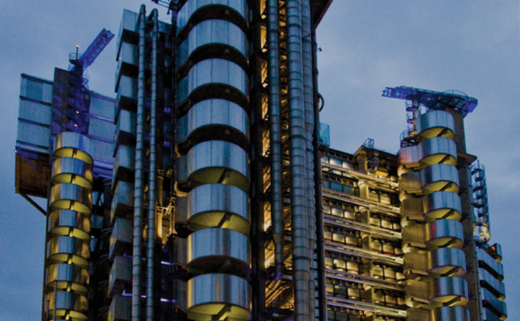 The Lloyds building in London