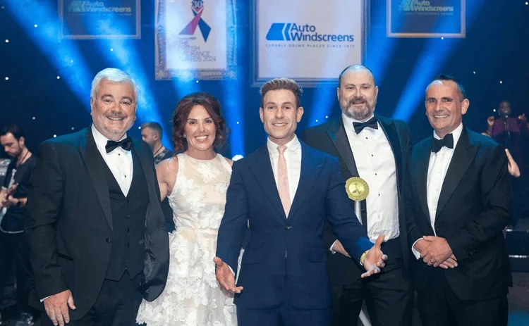 Presenters welcoming guests at the awards ceremony