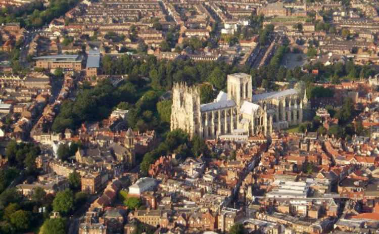 York from the air courtesy of DACP
