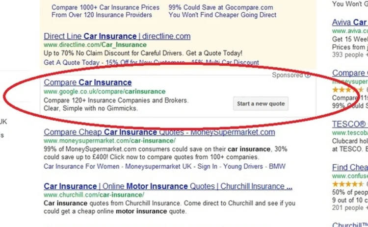 Google car insurance