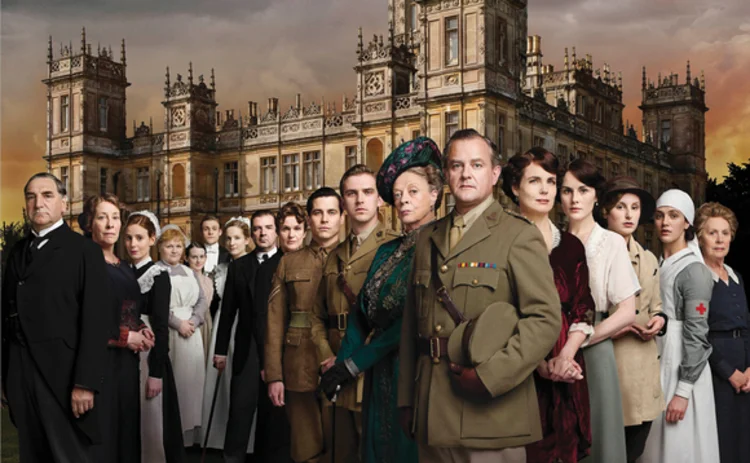 The cast of Downton Abbey
