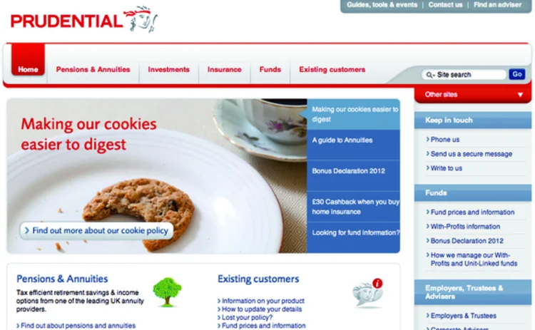Prudential home page