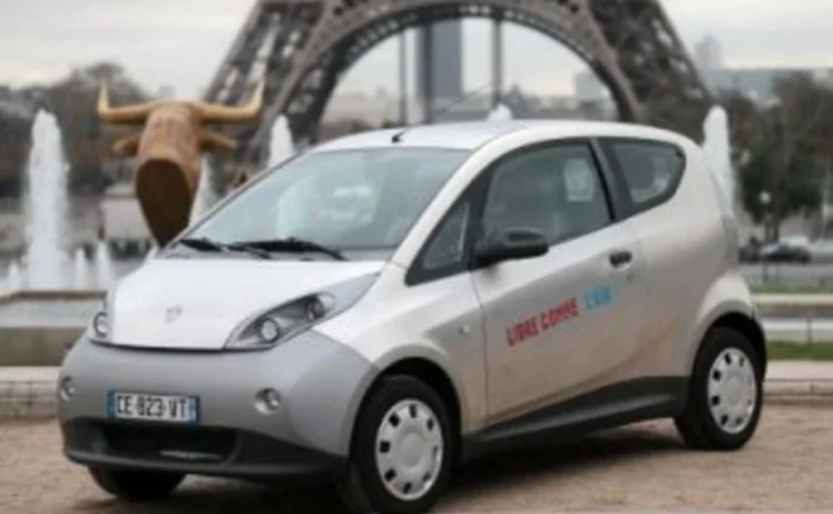 Bollere Groups Bluecar used in Autolib