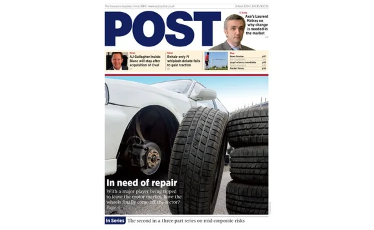 The front cover of the 3 April 2014 issue of Post magazine