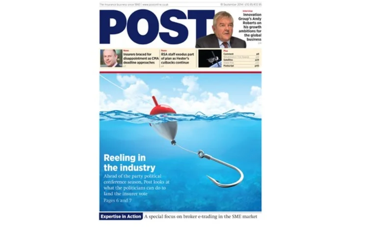 The front cover of the 18 September issue of Post magazine