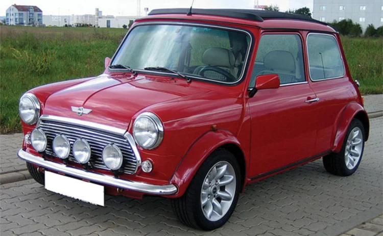 A classic Mini car