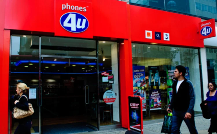 Phones4u store front