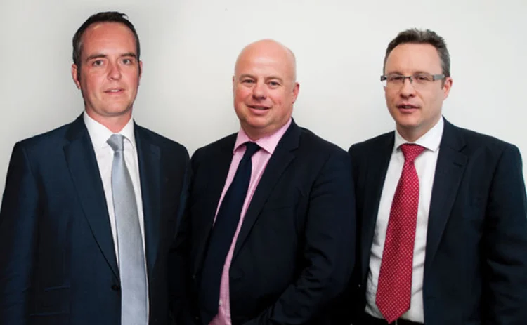 The Aviva broking management team of Phil Bayles Gareth Hemming and Fraser Edmond