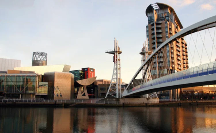 Salford Quays in Greater Manchester