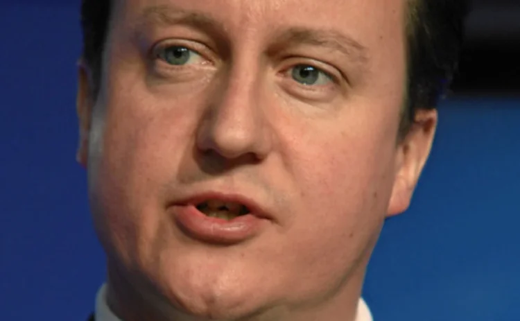 David Cameron at the World Economic Forum annual meeting in Davos 2010