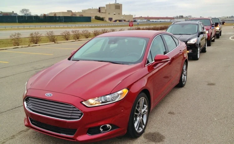 We also got to try ouit Ford's Mondeo electric car