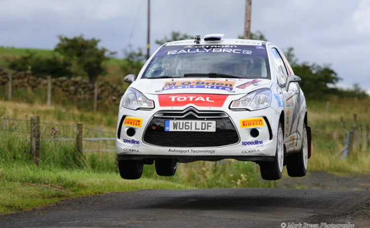 Keith Cronin in the Ulster Rally