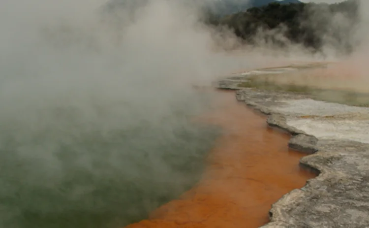 Thermal springs in New Zealand for geothermal heating