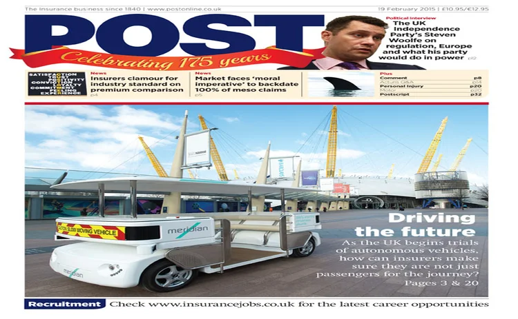 The front cover of the 19 February issue of Post magazine