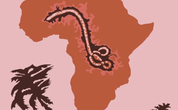 Africa ebola illustration