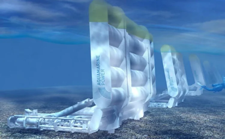 Oyster wave energy device