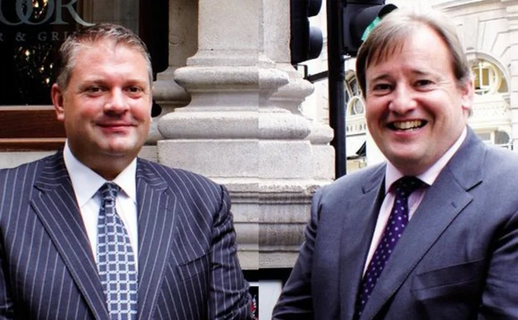 Daniel Driscoll (left) and Patrick Sheehy outside the EC3 Brokers offices