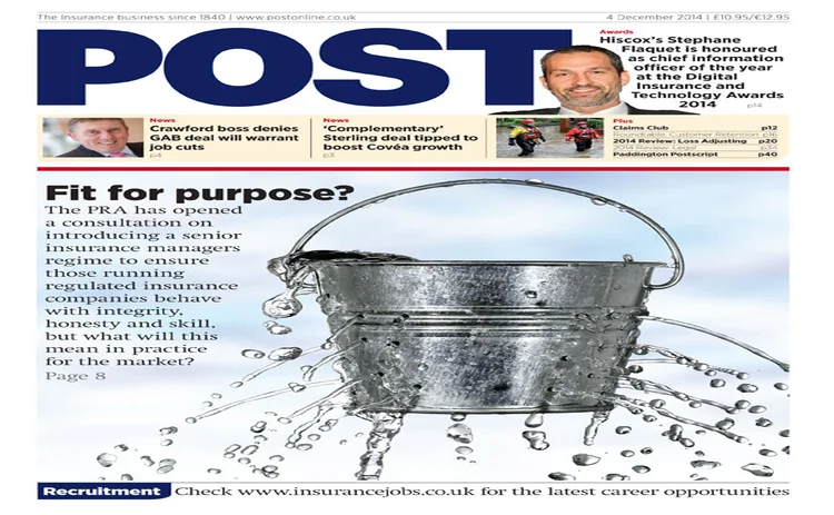 The front cover of the 6 December issue of Post magazine