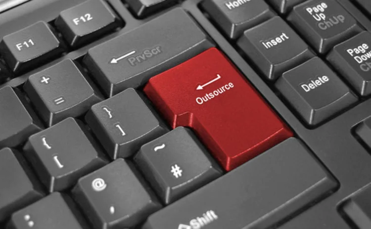 Keyboard outsourcing button