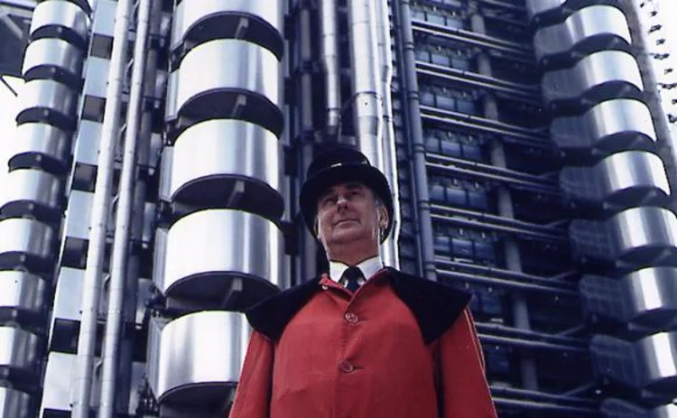 Lloyds flagship building in the City of London