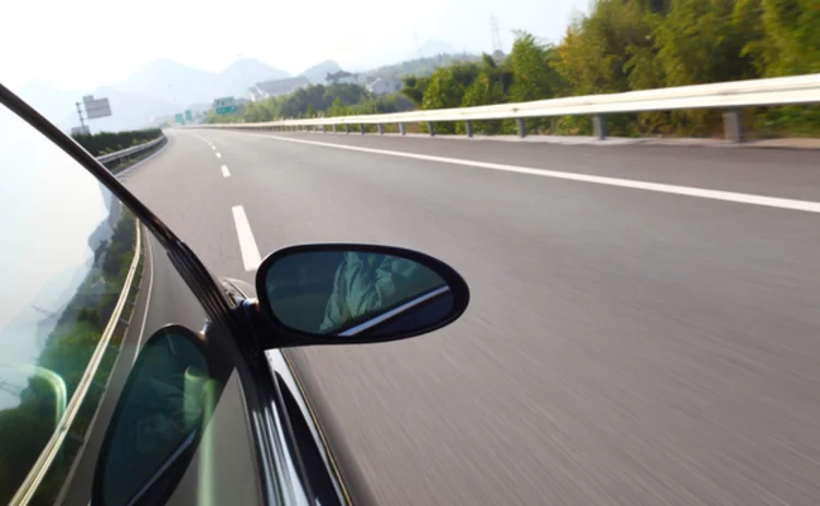 View from a car window on a motorway (Photo - Shutterstock)