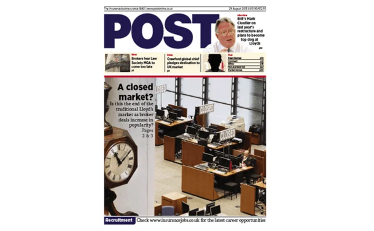 Post magazine front cover 29 August 2013