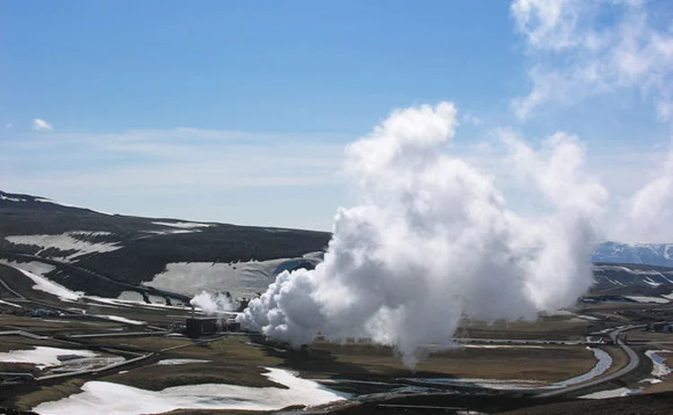 A geothermal power plant