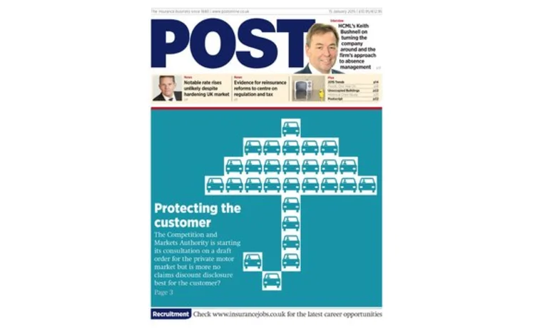 The front cover of the 15 January issue of Post magazine